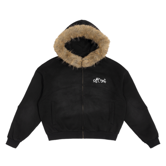 Detachable Fur Hoodie